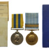 Queen's Korea and UN Korea Medal Pair - B. Occleston, LEM, Royal Navy