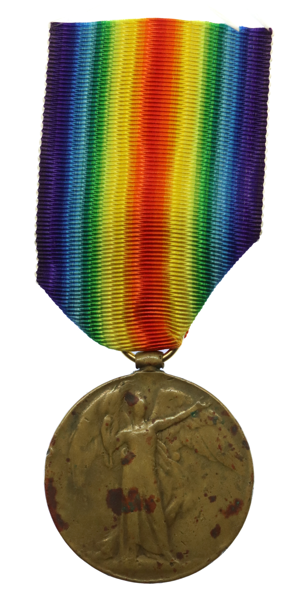 WW1 Victory Medal - Sgt. W. Fox, Essex Regiment - K.I.A. 26/3/17