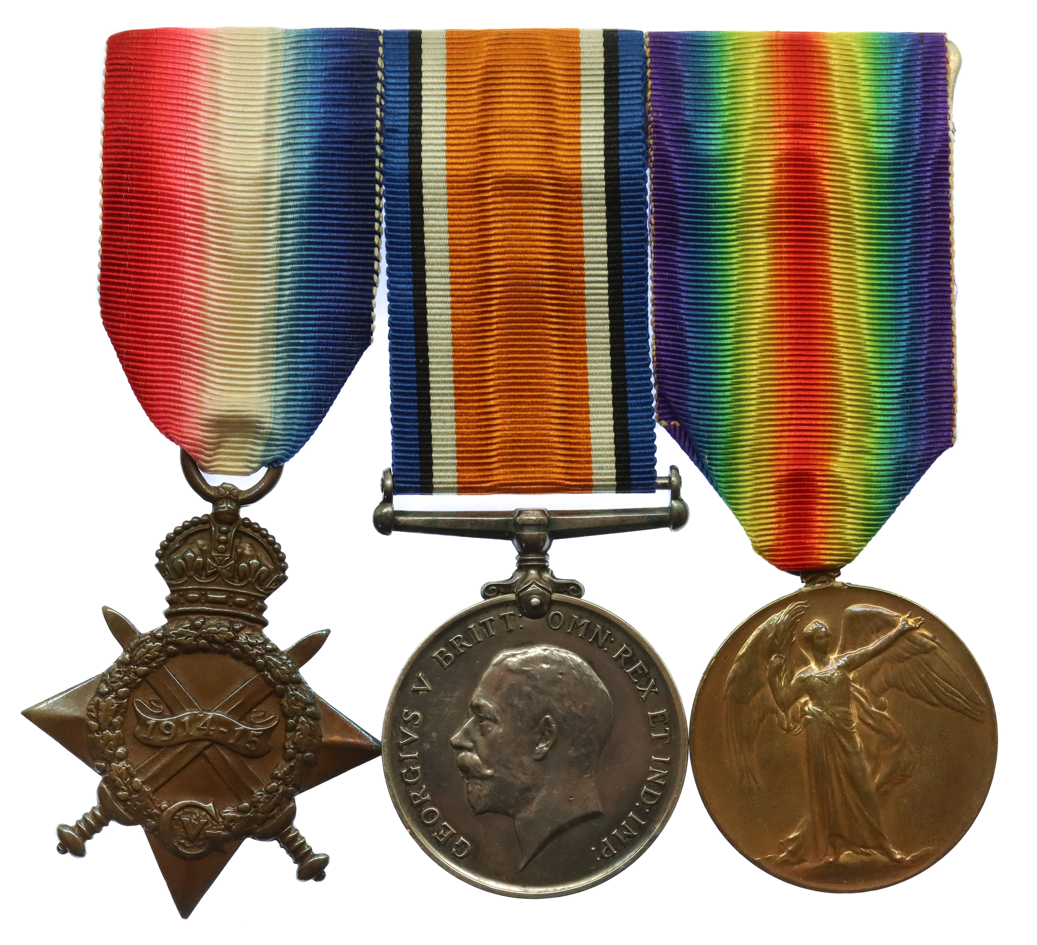 WW1 1914-15 Star Medal Trio - Sdlr. S.G. Handscomb, Royal Field Artillery