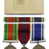 WW2 Defence Medal, 1953 Coronation Medal and Police Long Service & Good Conduct Medal Group of Three - St. Sergt. W.H. Craddock, Metropolitan Police