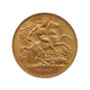 1911 George V 22ct Gold Half Sovereign Coin