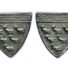 Pair of West Sussex Police Collar Badges