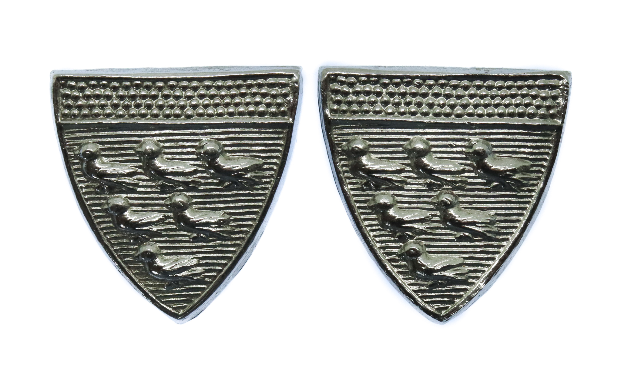 Pair of West Sussex Police Collar Badges