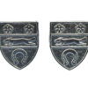 Pair of Leicestershire Constabulary Collar Badges