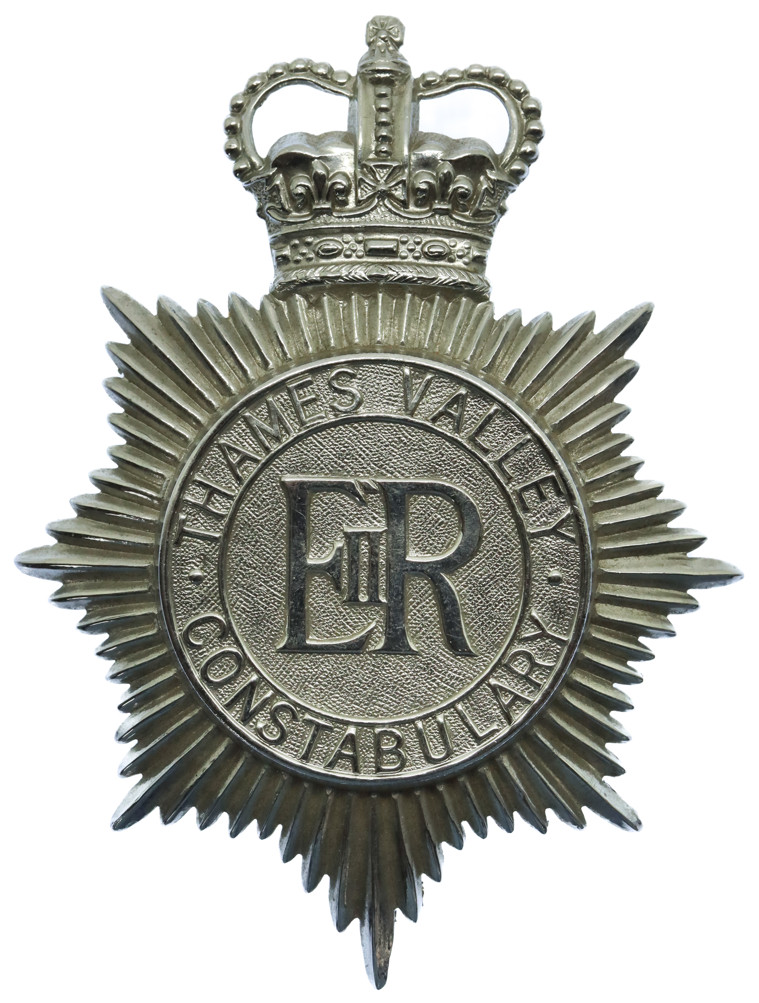 Thames Valley Constabulary Helmet Plate - Queen's Crown