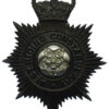 West Riding Constabulary Night Helmet Plate - Queen's Crown