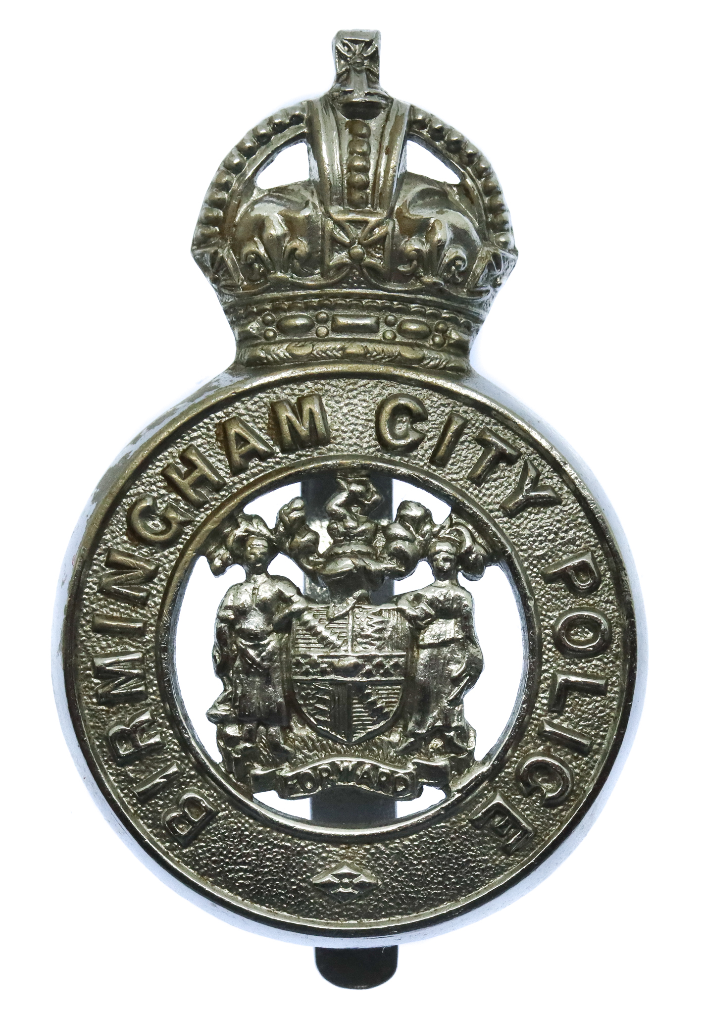 Birmingham City Police Cap Badge - King's Crown