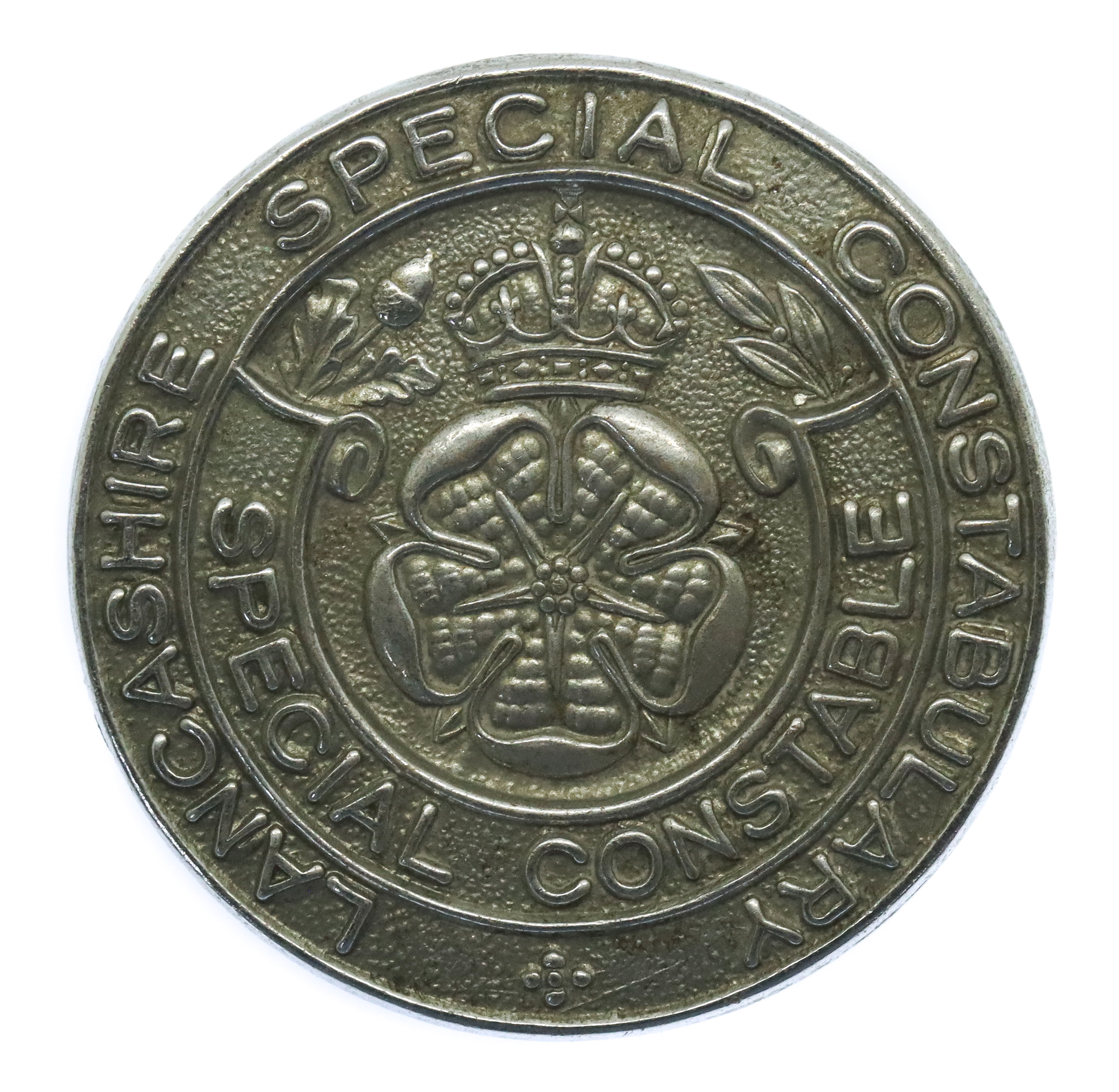 Lancashire Special Constabulary Special Constable Cap Badge - King's Crown