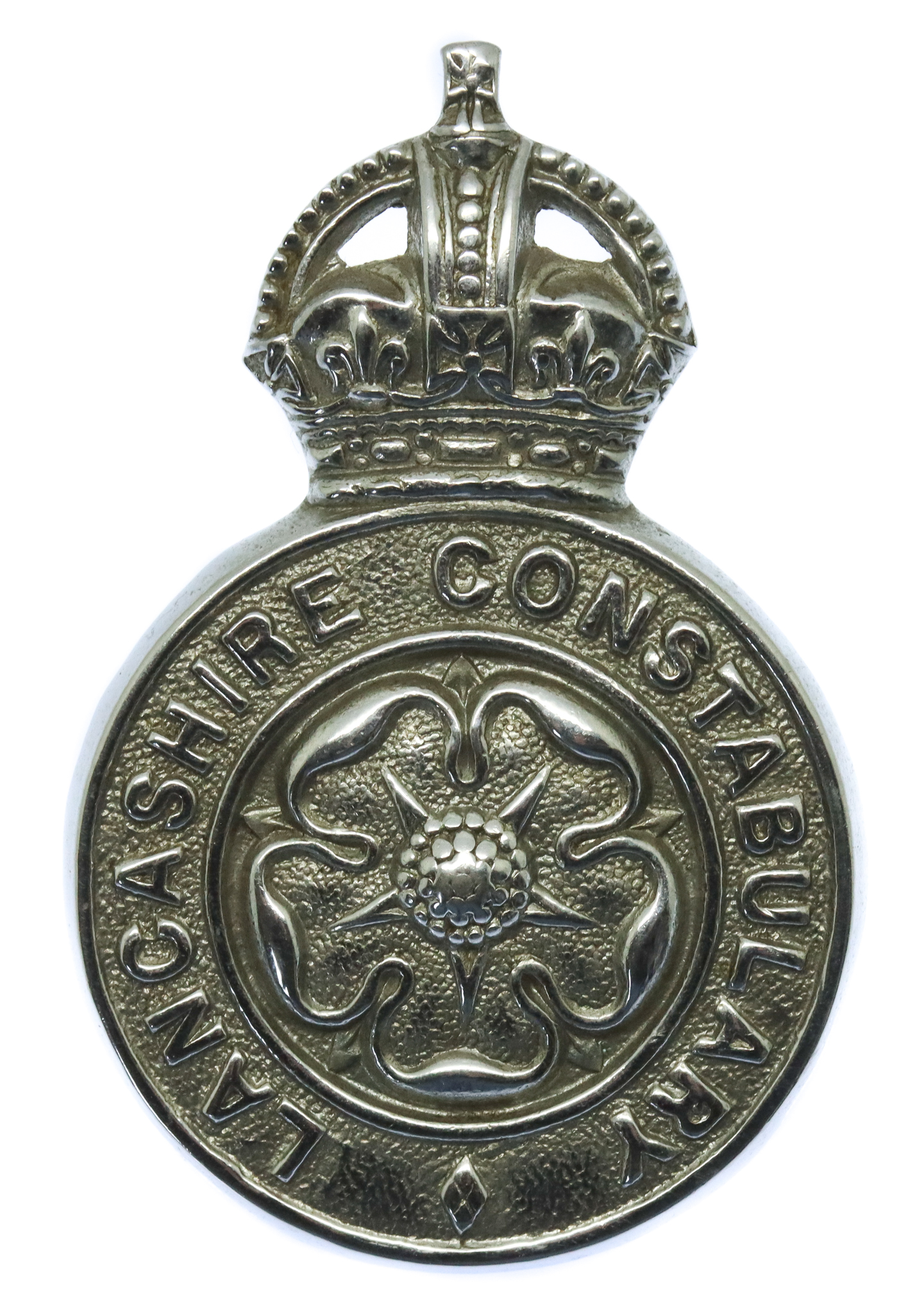Lancashire Constabulary Cap Badge - King's Crown