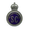 Nottinghamshire Special Constabulary Enamelled Lapel Badge - King's Crown