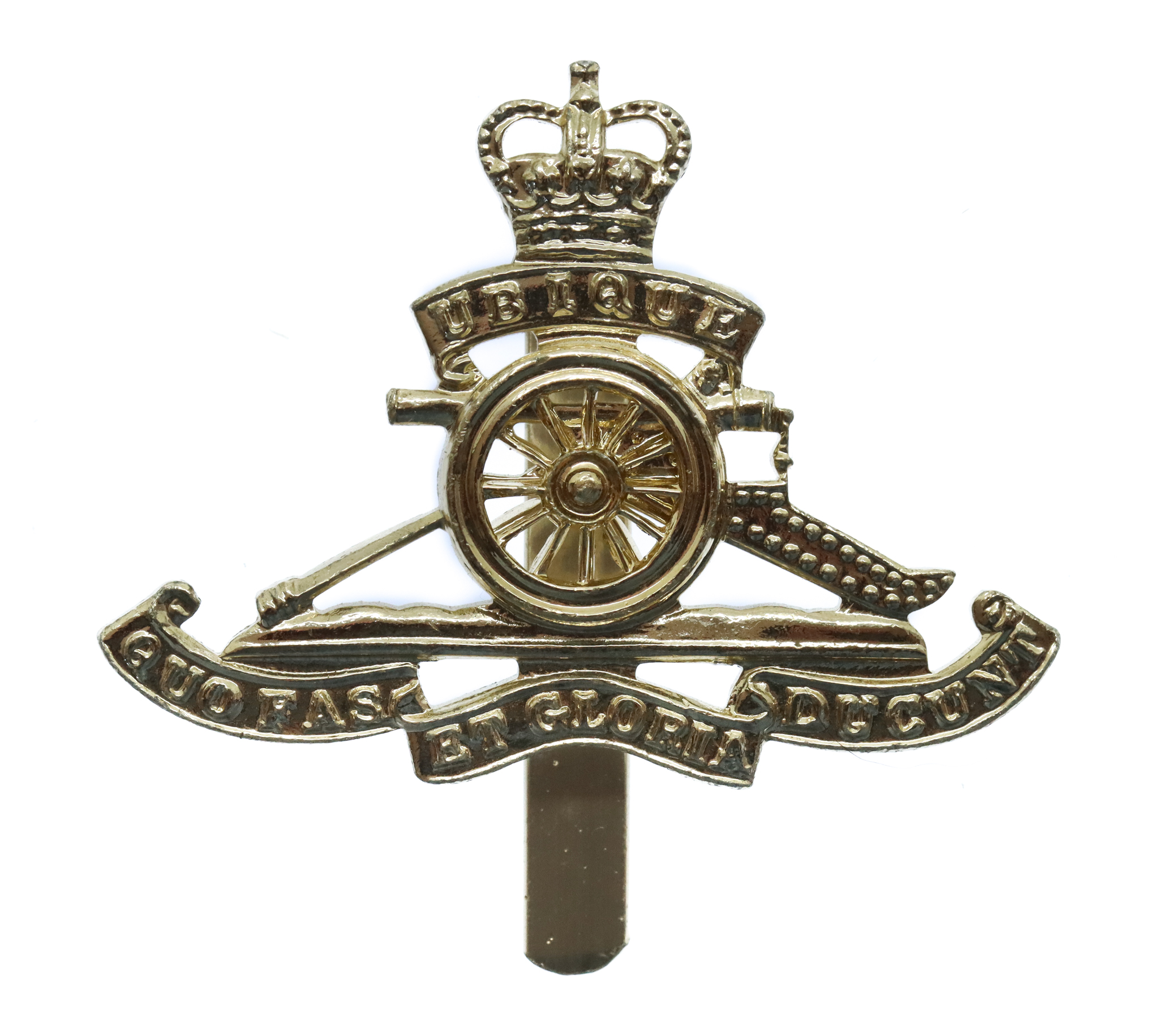 Royal Artillery Anodised (Staybrite) Beret Badge