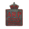 Air Raid Precautions (A.R.P.) Women's Voluntary Services Lapel Badge