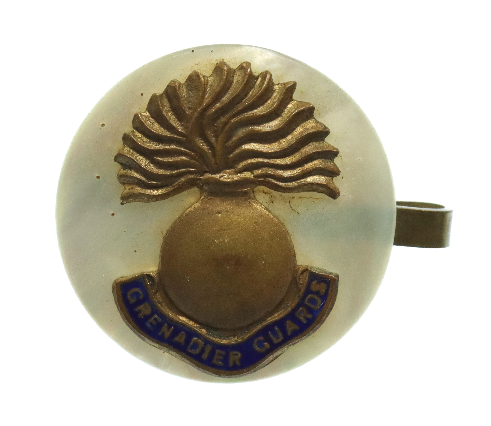 Grenadier Guards Mother of Pearl Sweetheart Brooch
