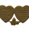Mizpah Hearts Sweetheart Brooch