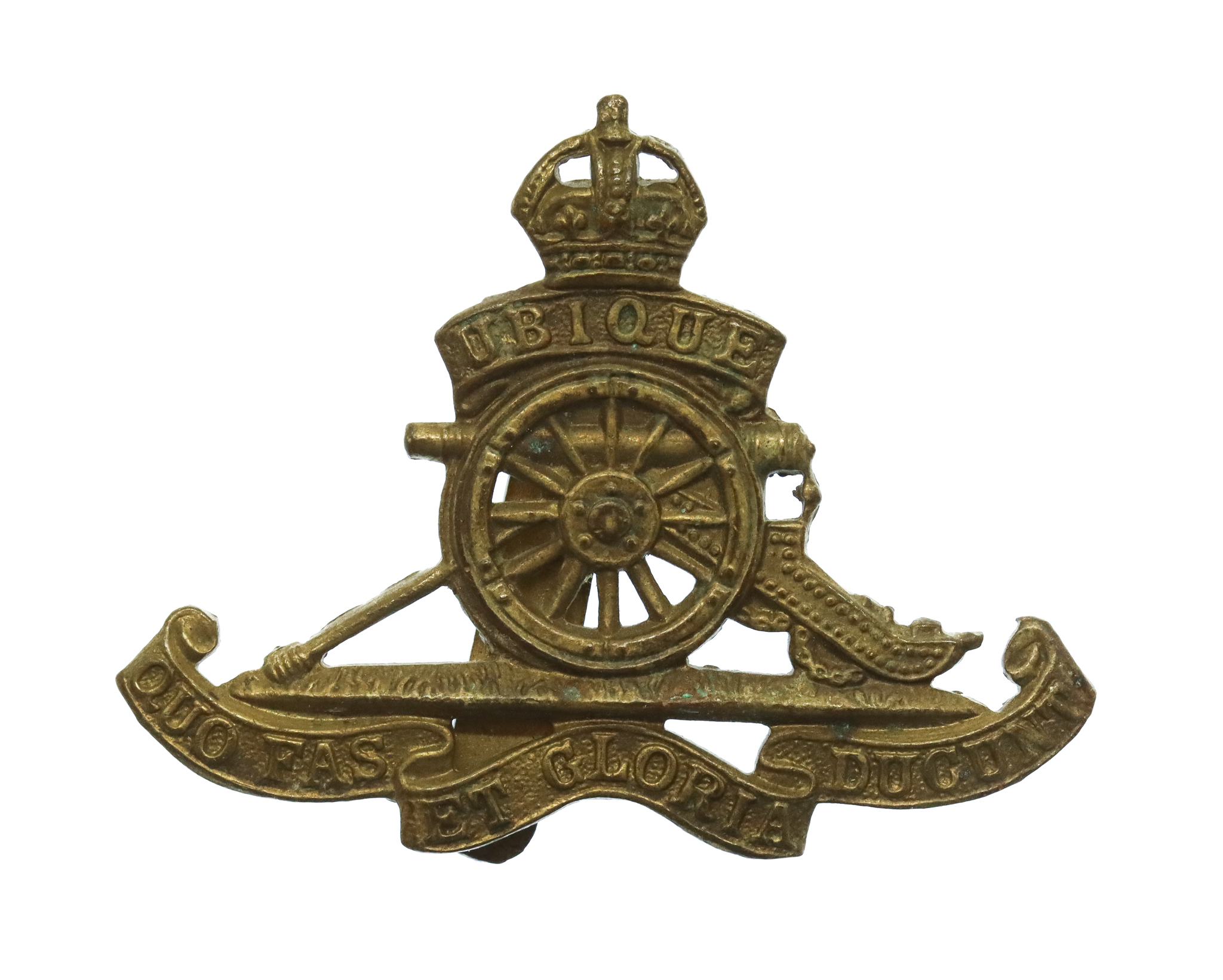 Royal Artillery Beret Badge - King's Crown
