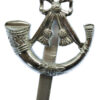 Light Infantry Anodised (Staybrite) Cap Badge