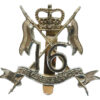 16th/5th Queen's Lancers Anodised (Staybrite) Cap Badge