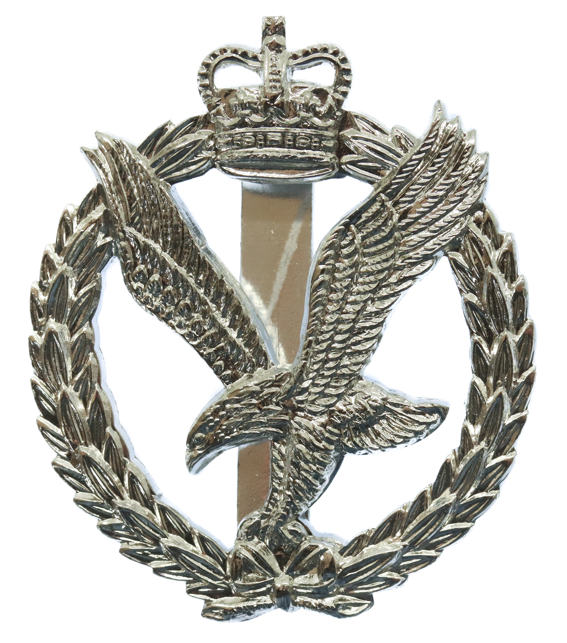 Army Air Corps Anodised (Staybrite) Cap Badge