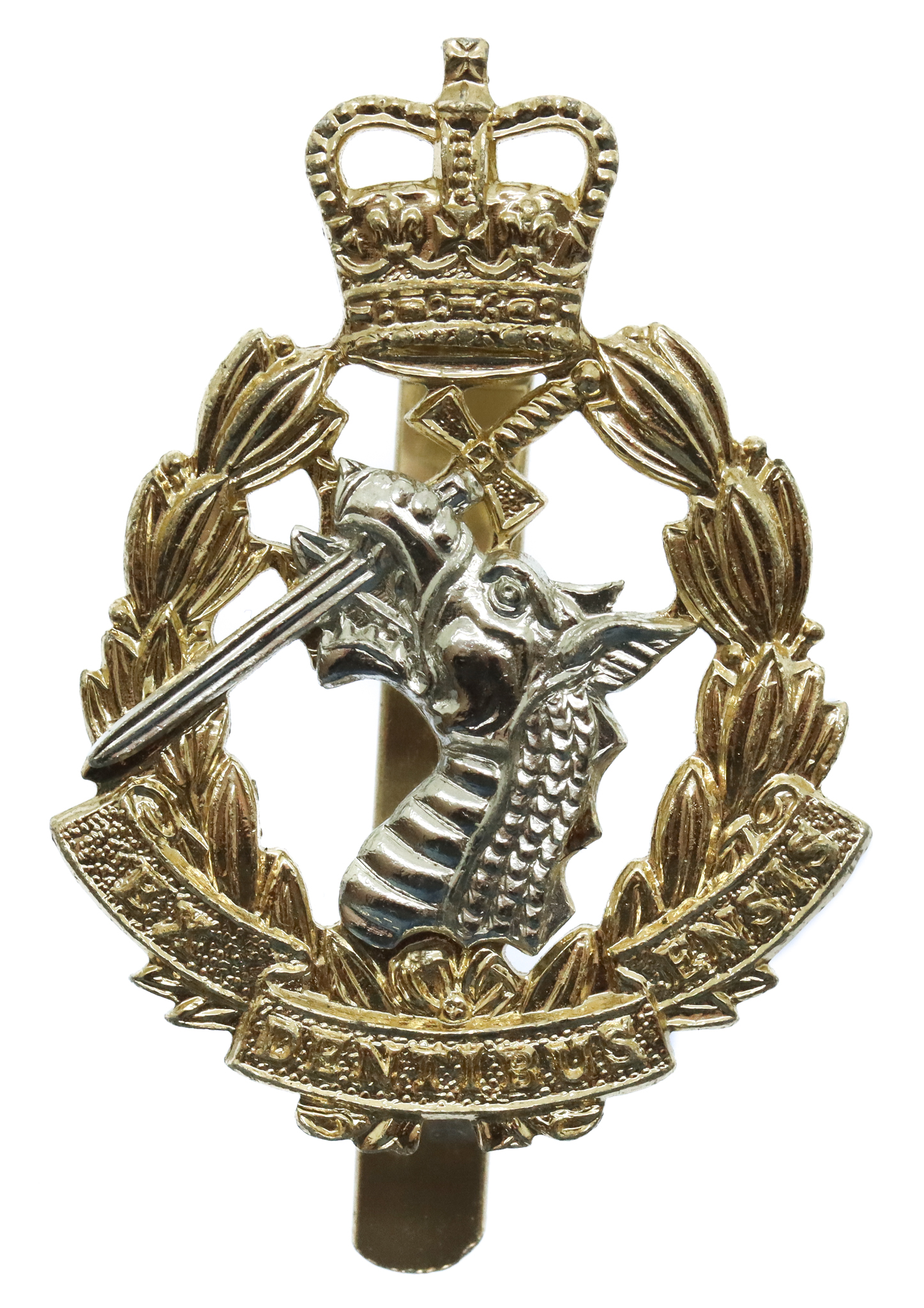 Royal Army Dental Corps (R.A.D.C.) Anodised (Staybrite) Cap Badge