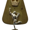 Royal Corps of Signals Anodised (Staybrite) Cap Badge - Queen's Crown
