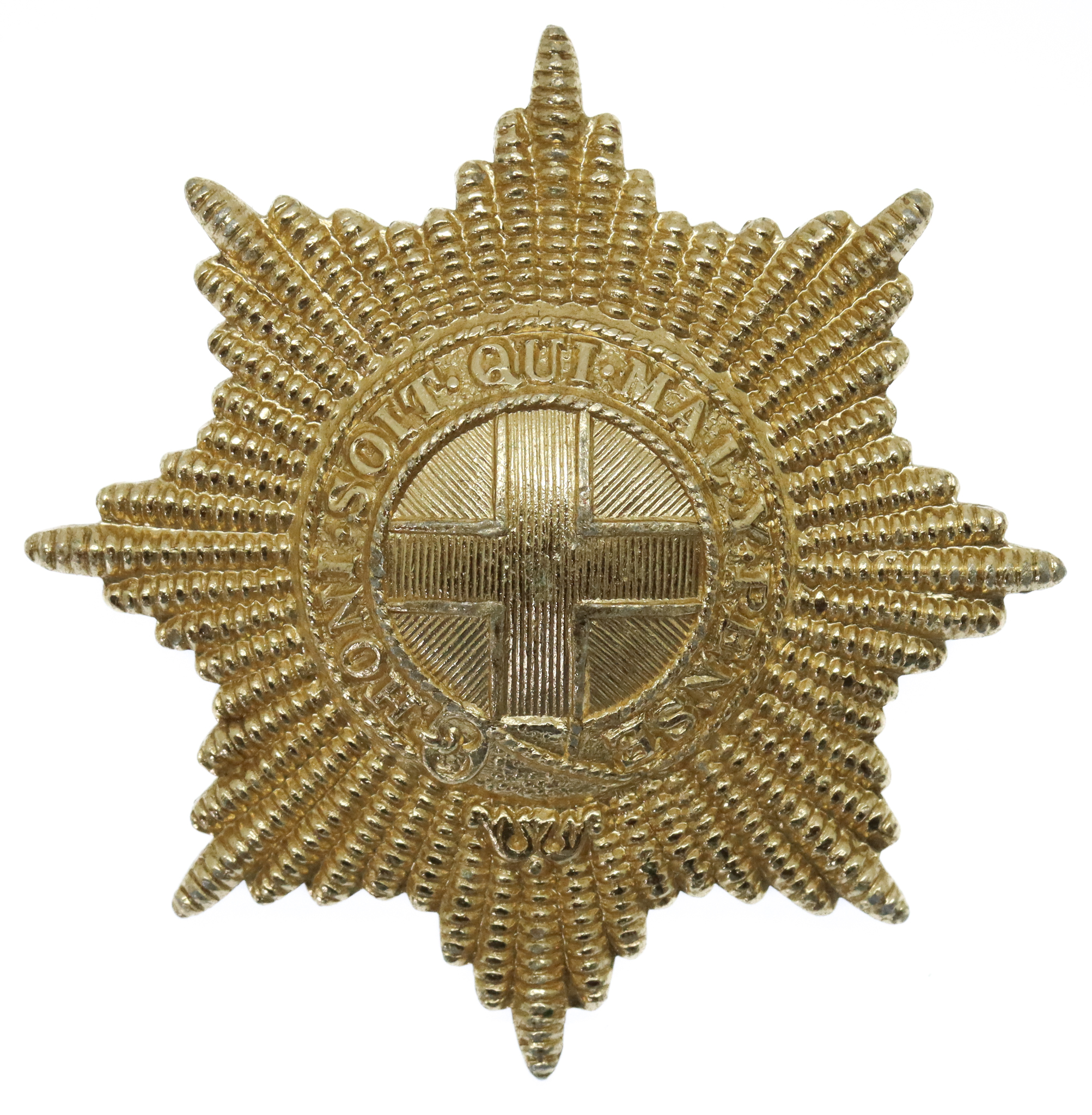 Coldstream Guards Anodised (Staybrite) Cap Badge