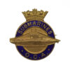 Royal Navy Submarines Old Comrades Association Enamelled Lapel Badge