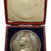 Queen Victoria Golden Jubilee 1887 Official Silver Medal in Box
