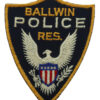 United States Ballwin Police Reserve Cloth Patch Badge
