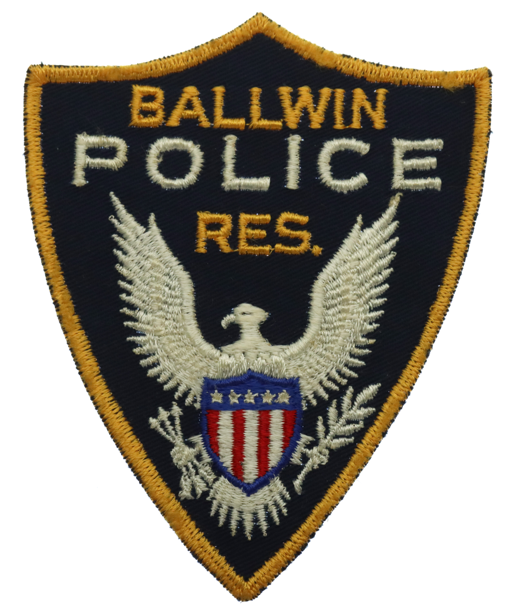 United States Ballwin Police Reserve Cloth Patch Badge