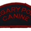 Canadian Calgary Police Canine Cloth Patch Badge