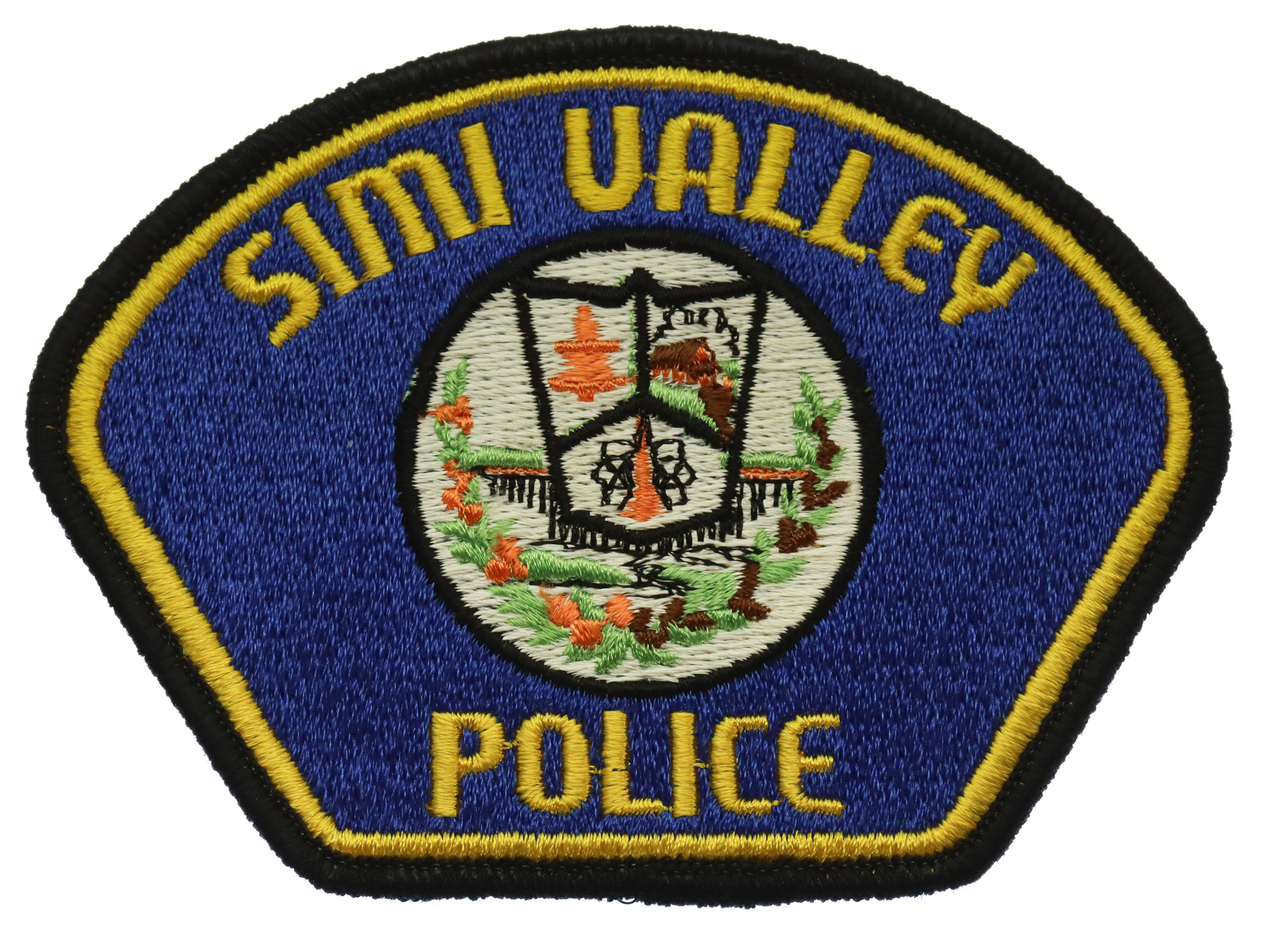 United States Simi Valley Police Cloth Patch Badge