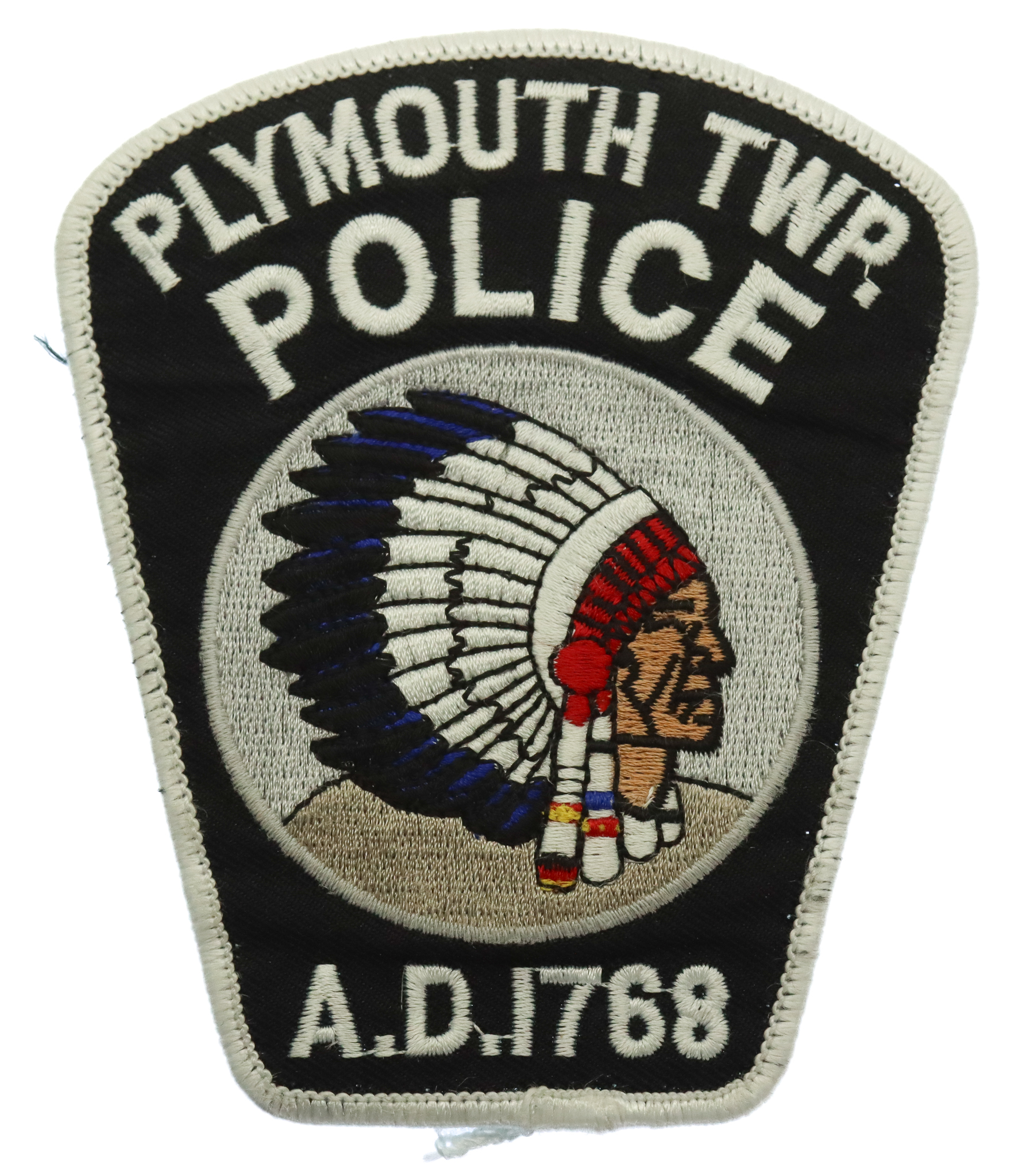 United States Plymouth TWP Police Cloth Patch Badge