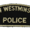 Canadian New Westminster Police Cloth Patch Badge
