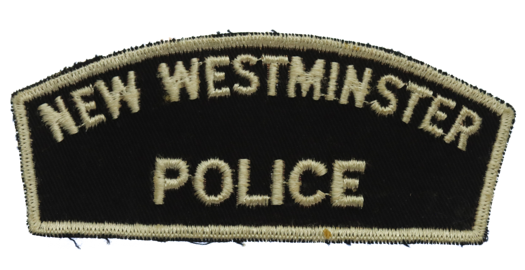 Canadian New Westminster Police Cloth Patch Badge