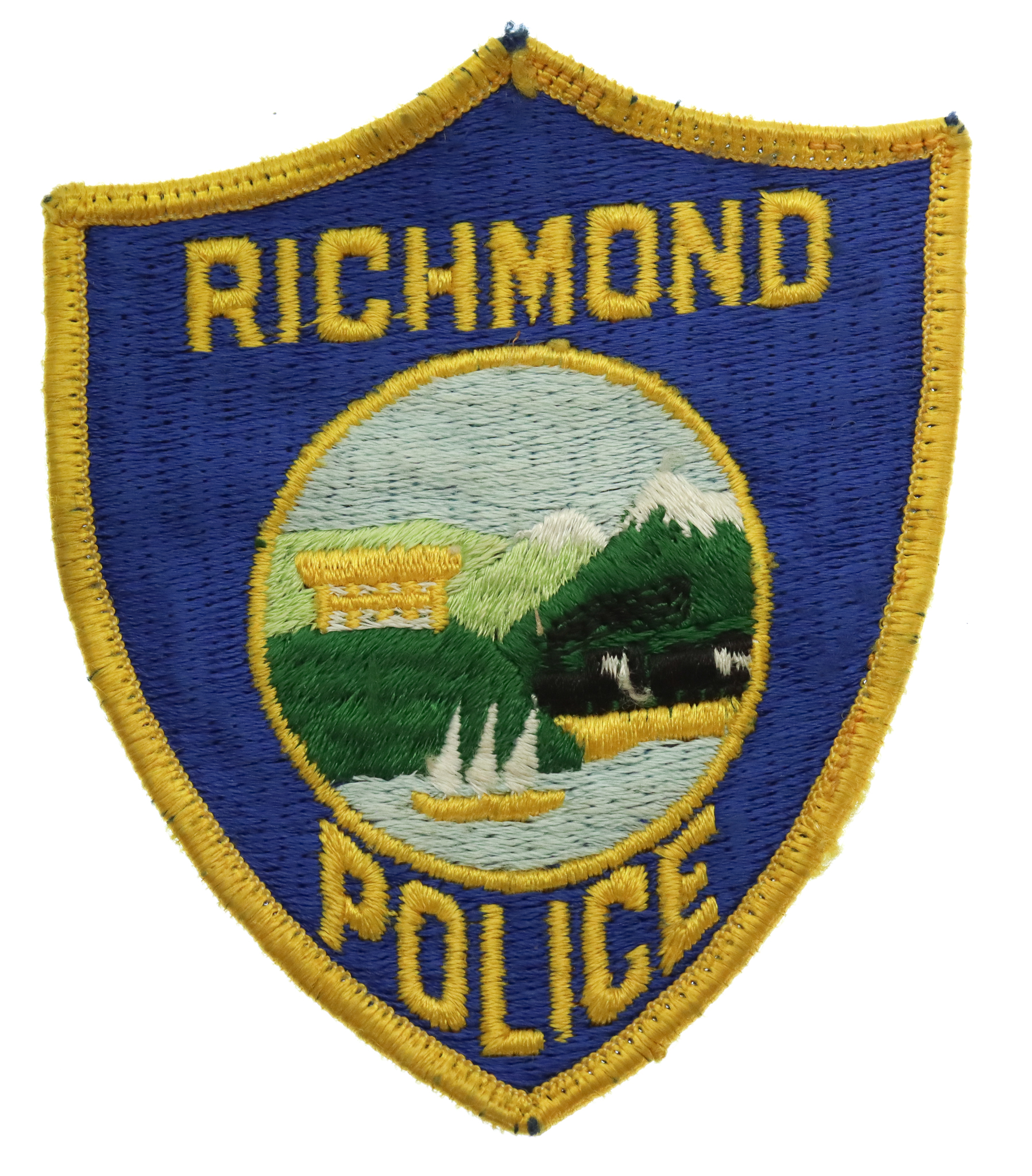 United States Richmond Police Cloth Patch Badge