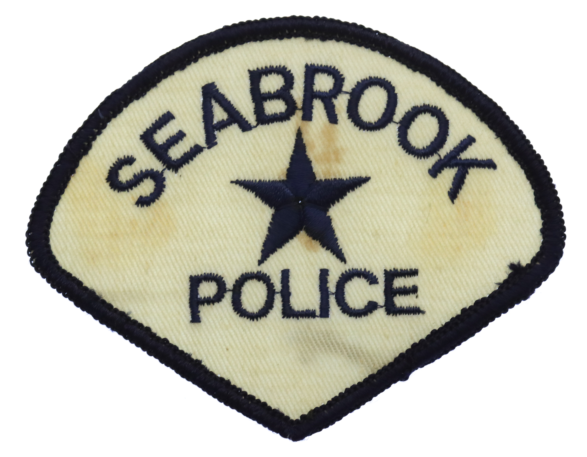 United States Seabrook Police Cloth Patch Badge