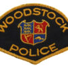 Canadian Woodstock Police Cloth Patch Badge