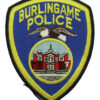 United States Burlingame Police Cloth Patch Badge