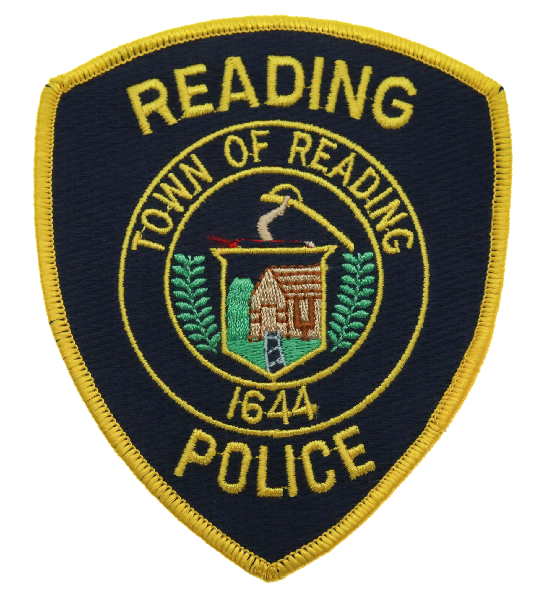 United States Reading Police Cloth Patch Badge