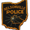 United States Nelsonville Police Cloth Patch Badge