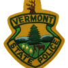 United States Vermont State Police Cloth Patch Badge