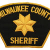 United States Milwaukee County Sheriff Cloth Patch Badge