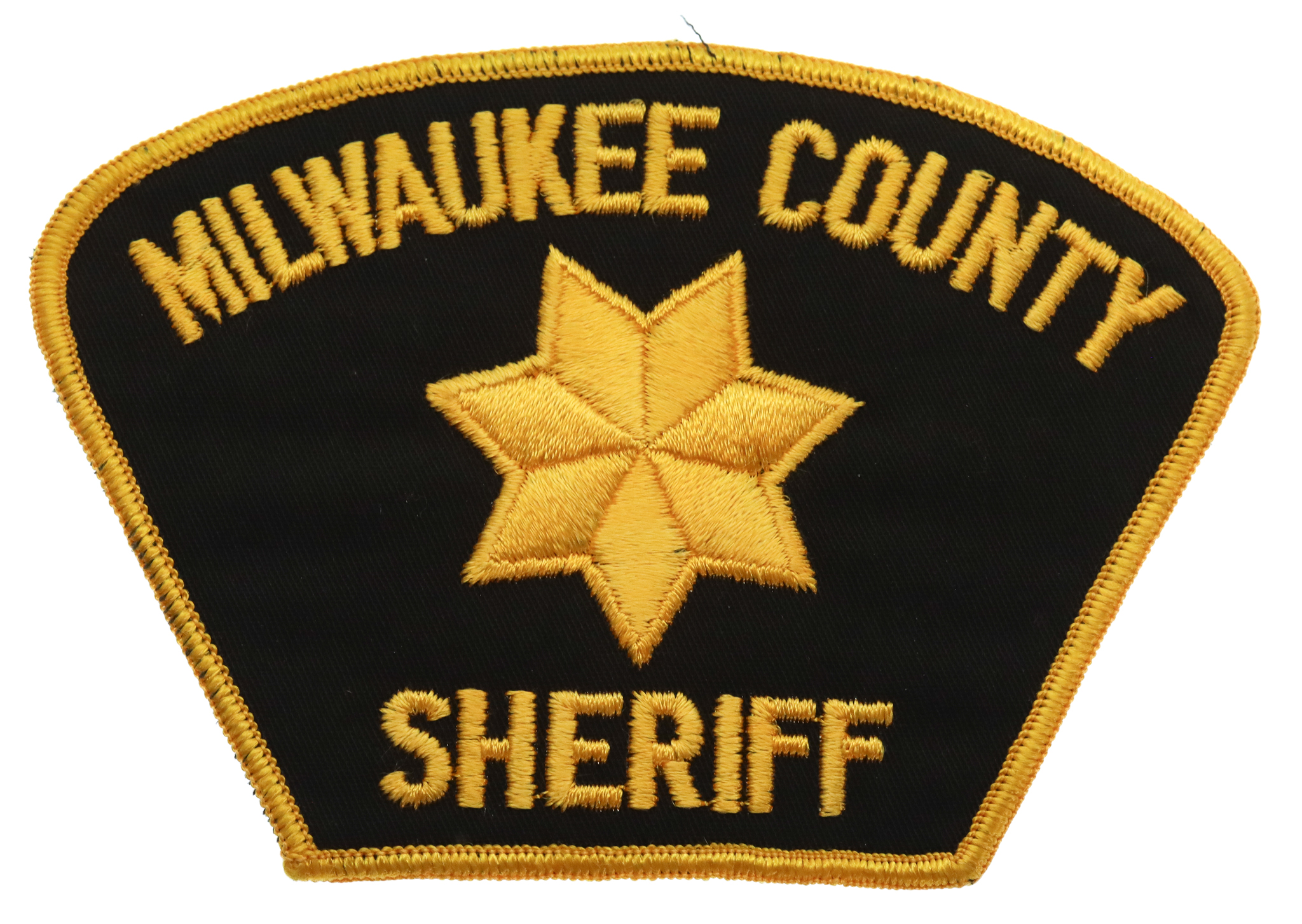 United States Milwaukee County Sheriff Cloth Patch Badge