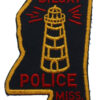 United States Biloxi Police Miss. Cloth Patch Badge