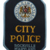 United States Rockville Maryland City Police Cloth Patch Badge