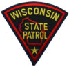 United States Wisconsin State Patrol Cloth Patch Badge
