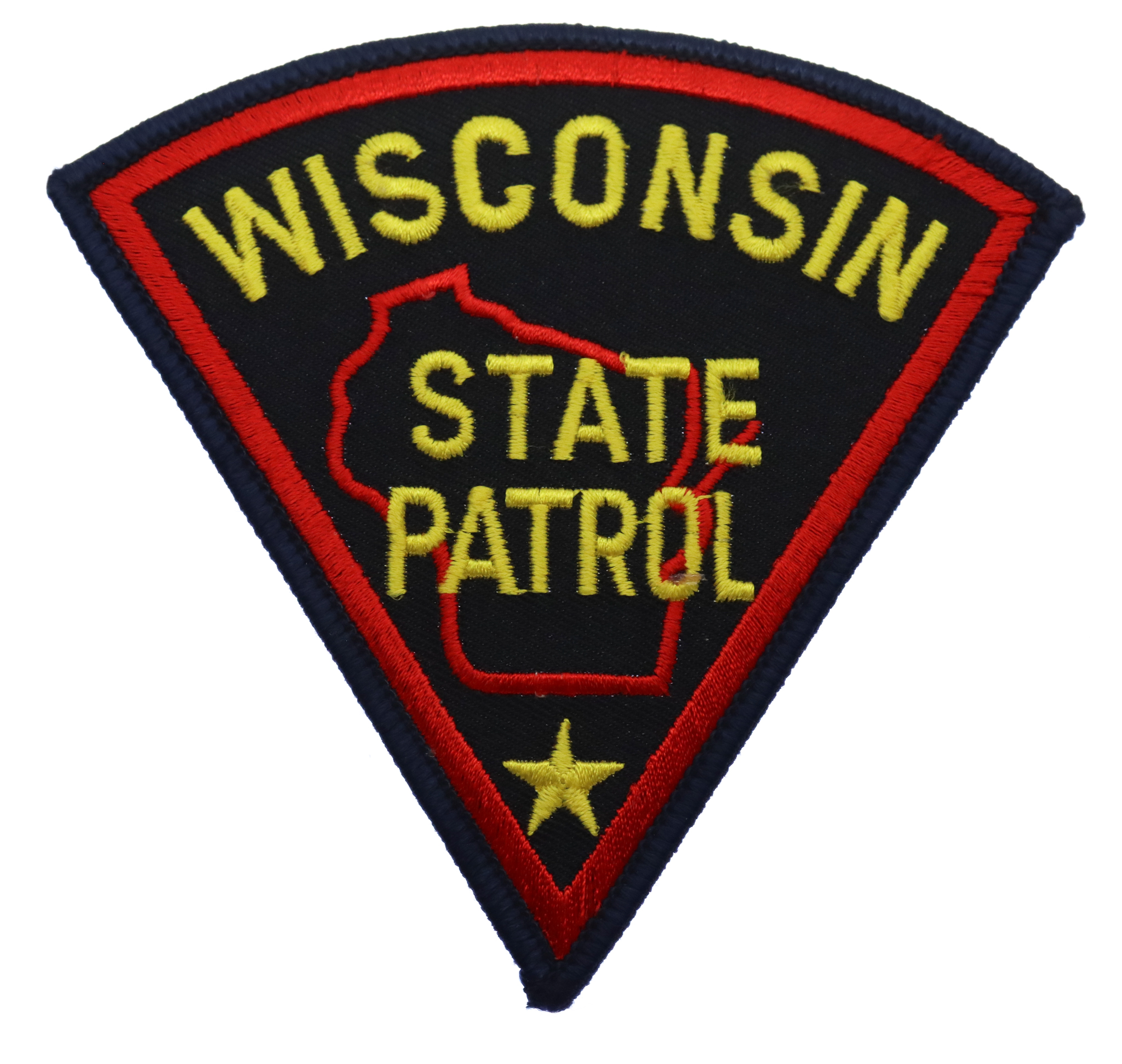 United States Wisconsin State Patrol Cloth Patch Badge