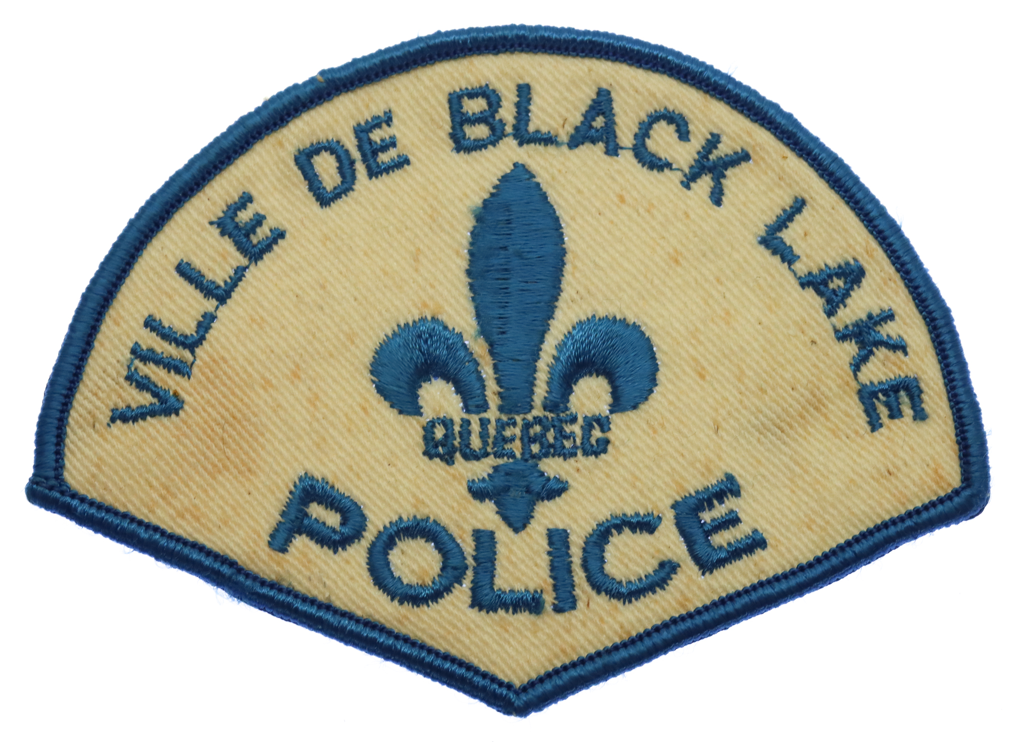 Canadian Ville De Black Lake Police Cloth Patch Badge