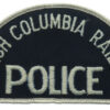 Canadian British Columbia Railway Police Cloth Patch Badge