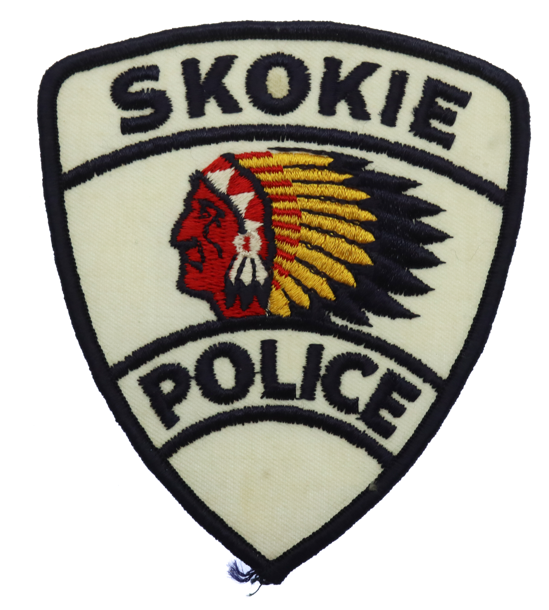 United States Skokie Police Cloth Patch Badge